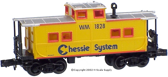 WM Chessie System - Caboose, Cupola - Life-Like 7971